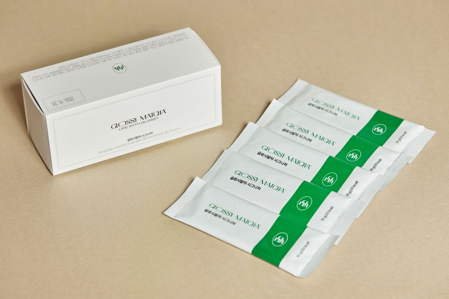 Poudre de Matcha Latte – Glossy Matcha de Jeju (5 sticks)