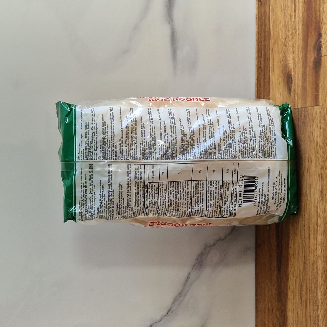 Paquet de nouilles de riz vietnamiennes 400g, parfaites pour Pho et Pad Thai