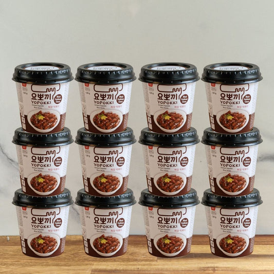 Pack Économique 12x Topokki Instantané Jjajang