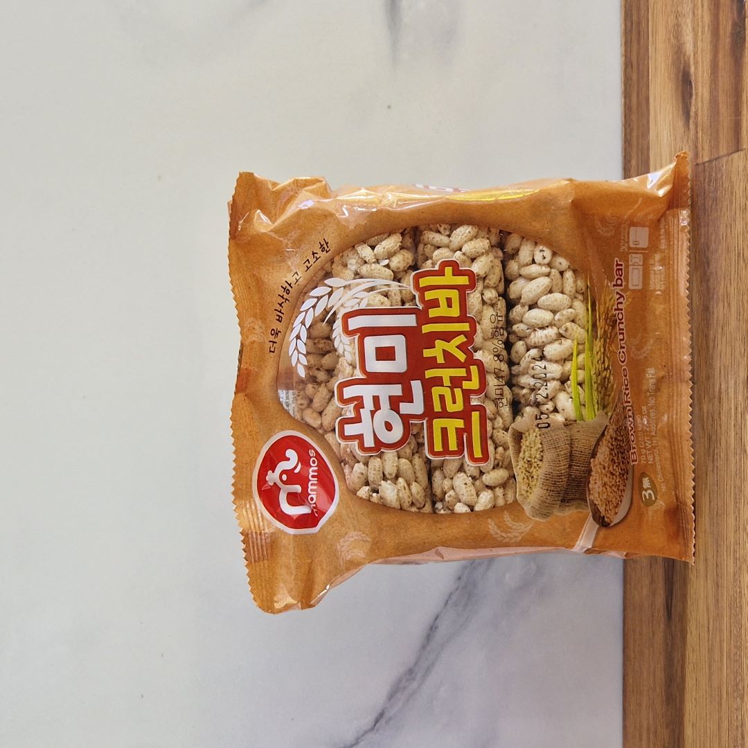 sachet de 7 barres de riz complet soufflé