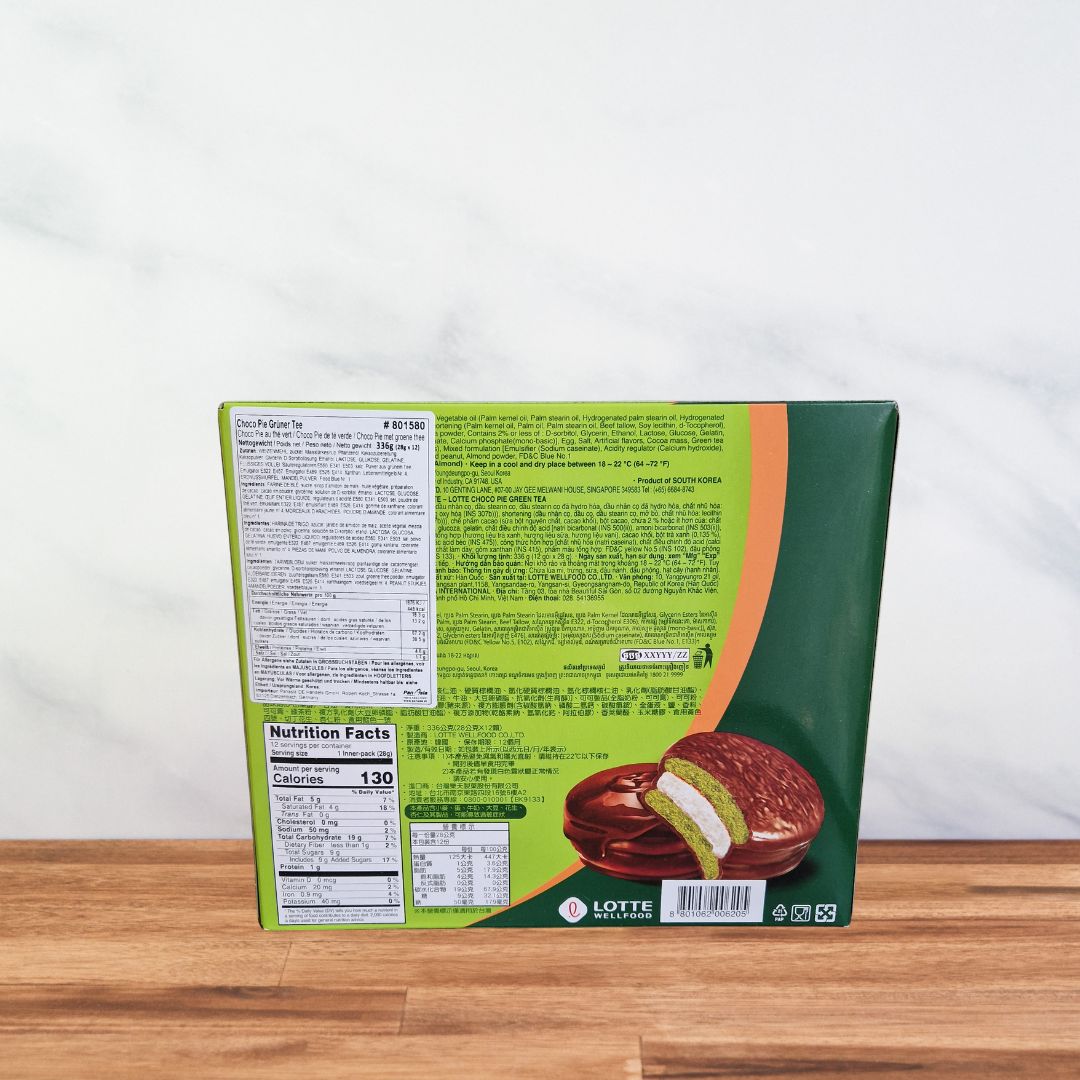Lotte Choco Pie Matcha – 28gx12