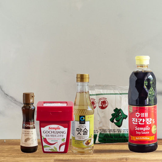 Koreanisches Fried Chicken Zutaten-Set