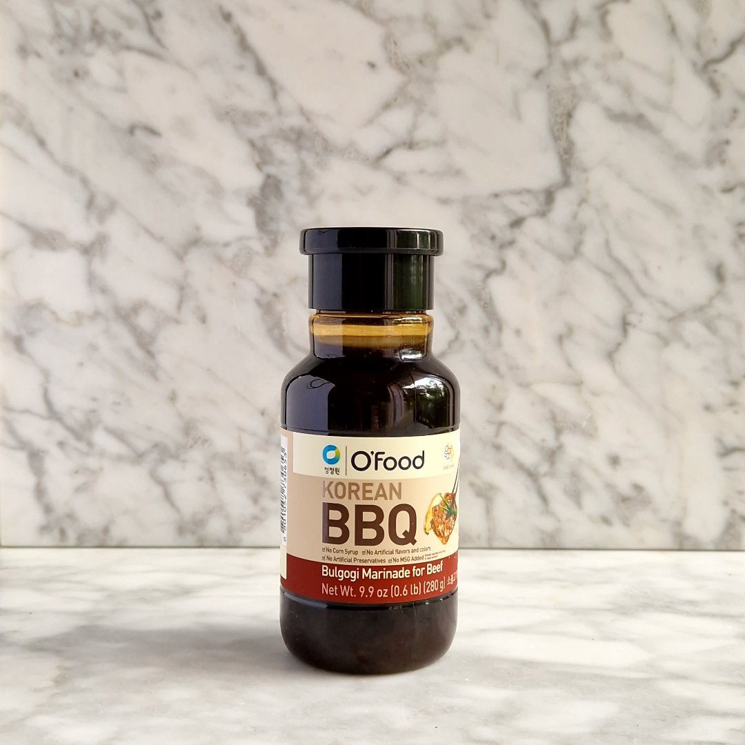 bouteille de marinade bulgogi pour BBQ coréen