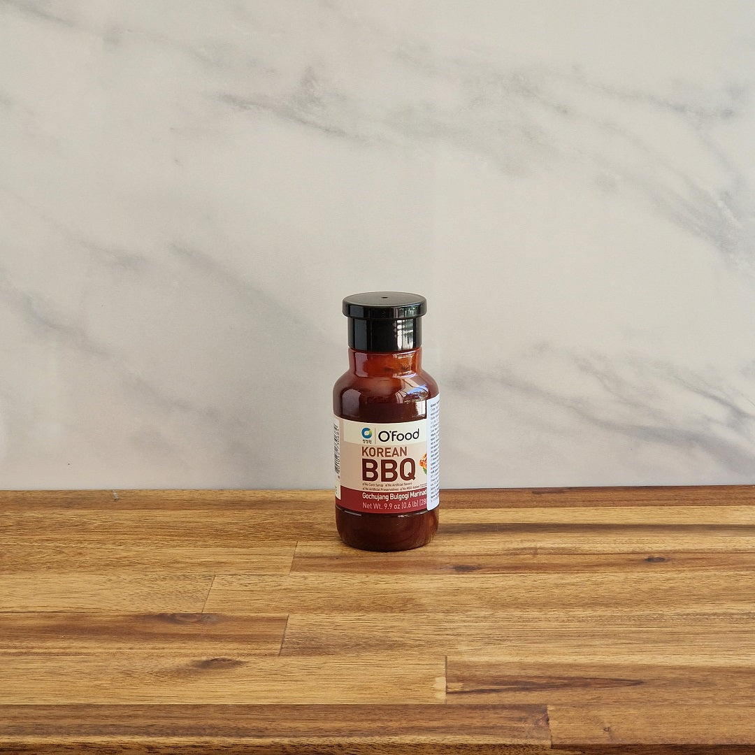 Petite bouteille de marinade bulgogi au gochujang pour le bbq coréen