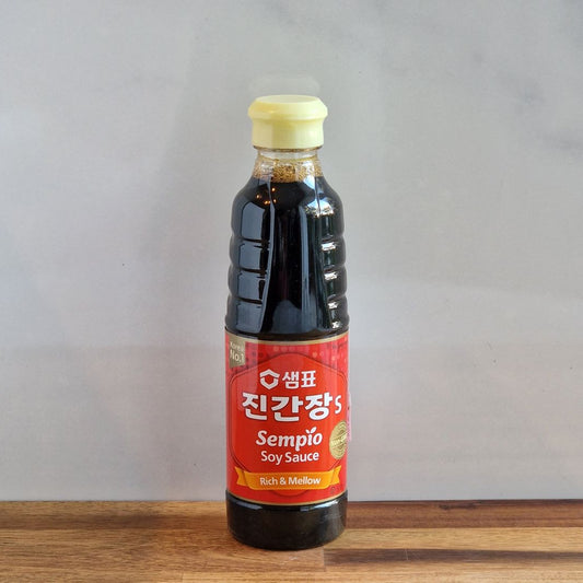 Photo d'une bouteille de soja Sempio en 500ml