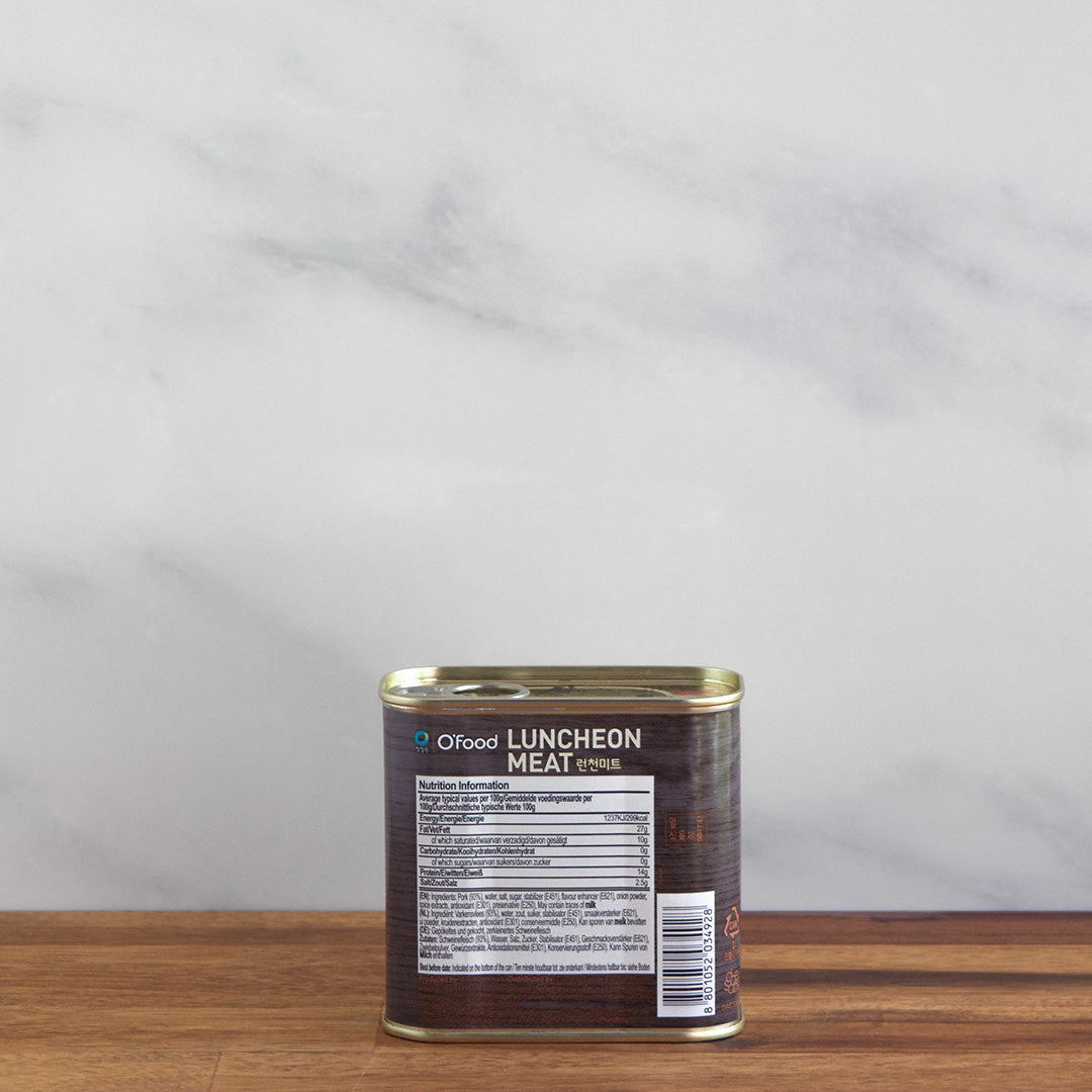 Ration en boîte de spam coréen composition