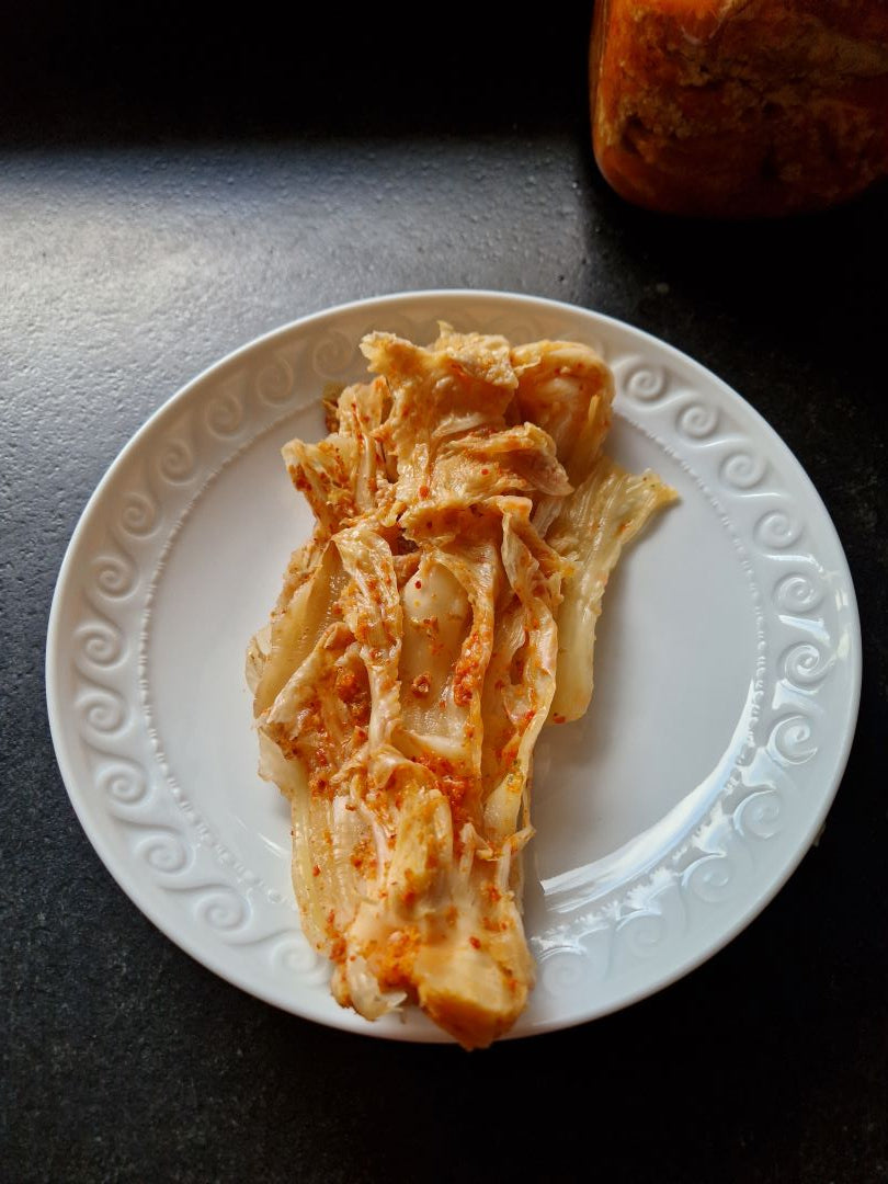 Kimchi après 15 jours de fermentation (recette kimchi)