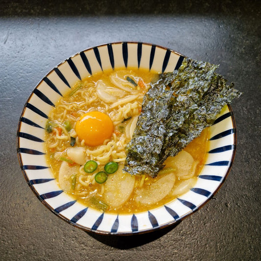 Recette Ramen crémeux aux Tteok et œuf