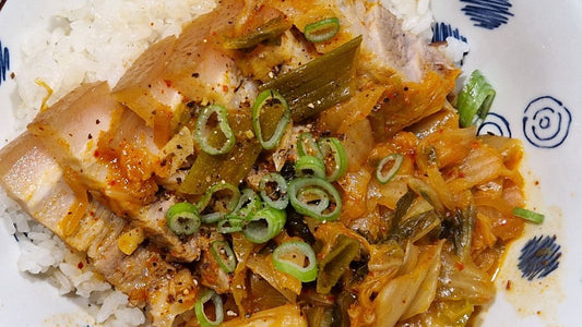 Poitrine de porc au Kimchi - Kimchi Samgyupsal Jjim