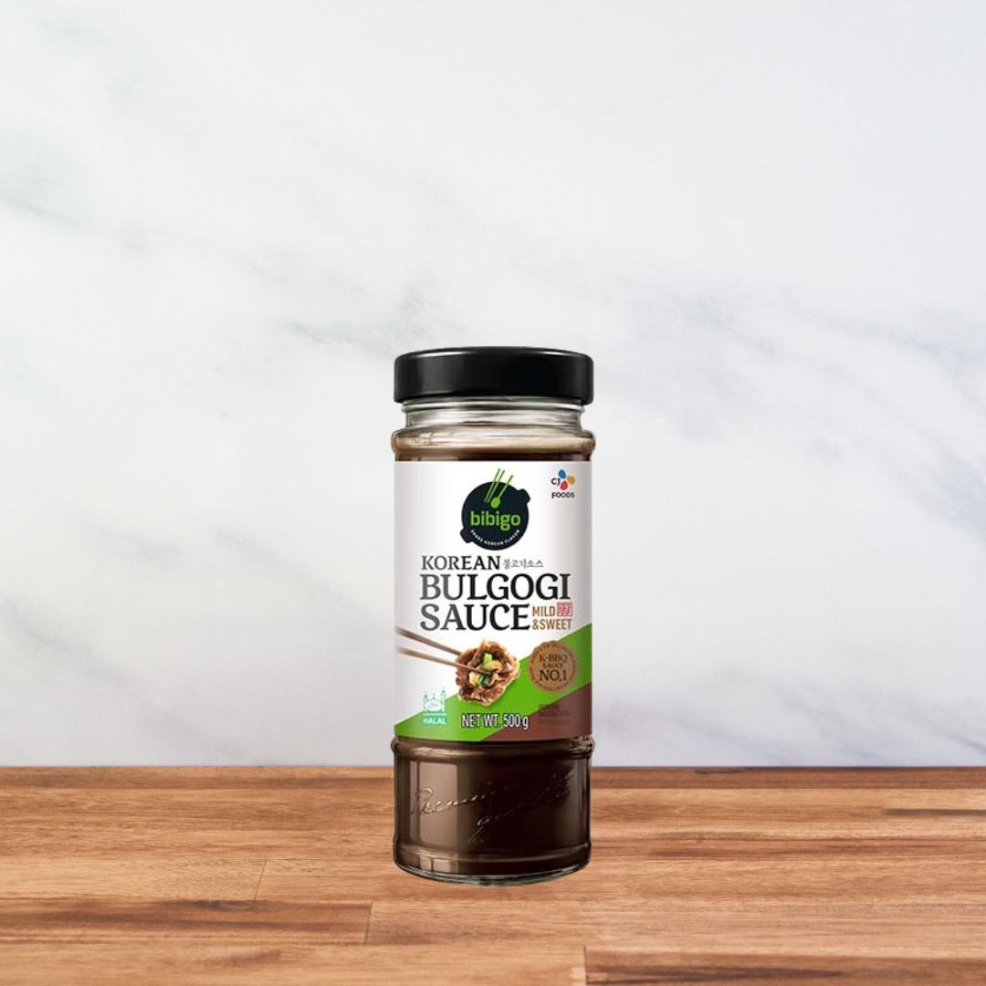 Bouteille de marinade bulgogi Bibigo 500g pour barbecue coréen