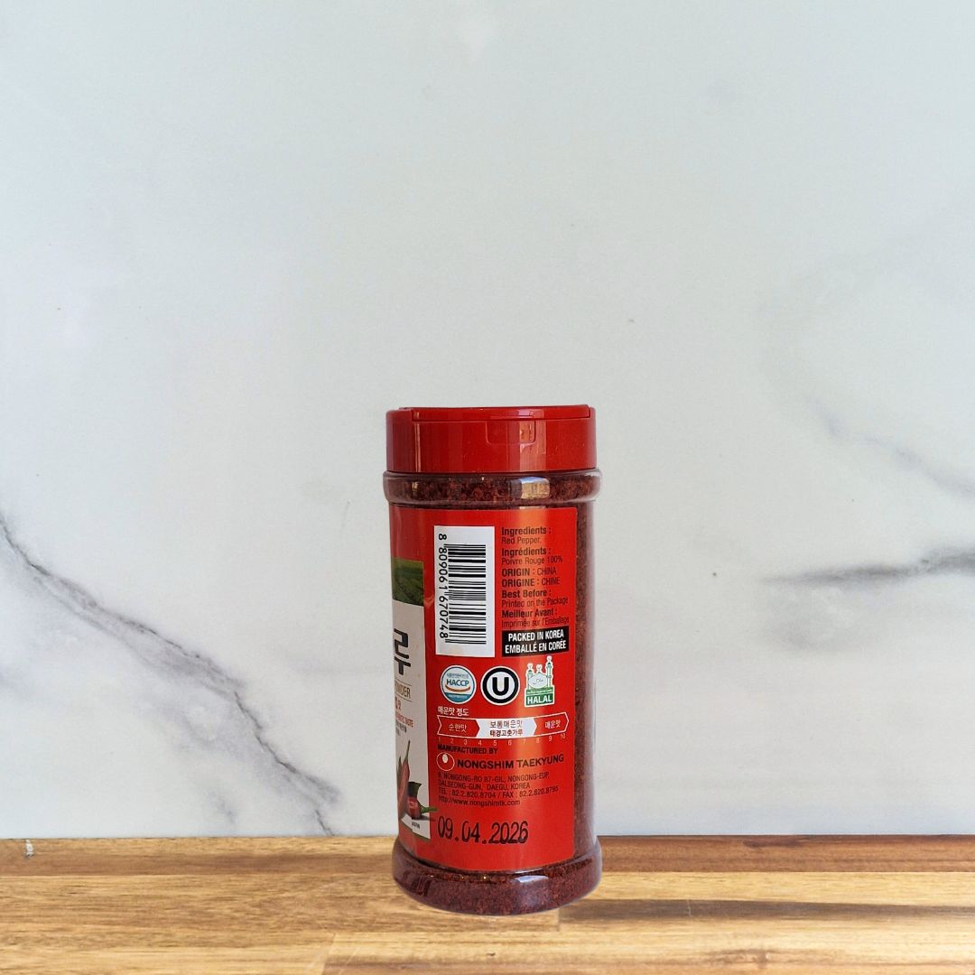 Gochugaru – Koreanische Chilipulverflocken – Nongshim – 200 g