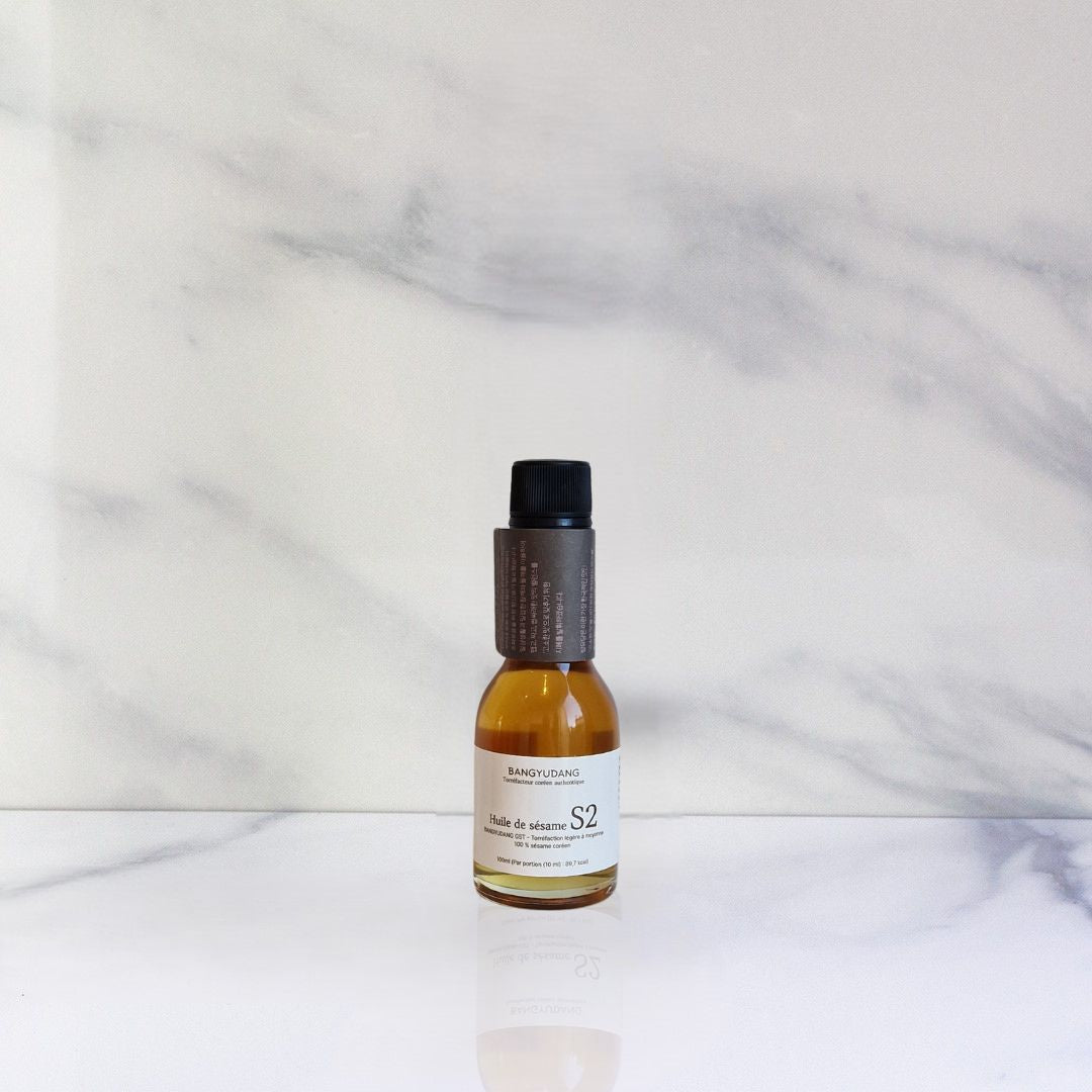 Cham Gileum - Huile de sésame coréenne artisanale torréfaction légère - Bangyudang