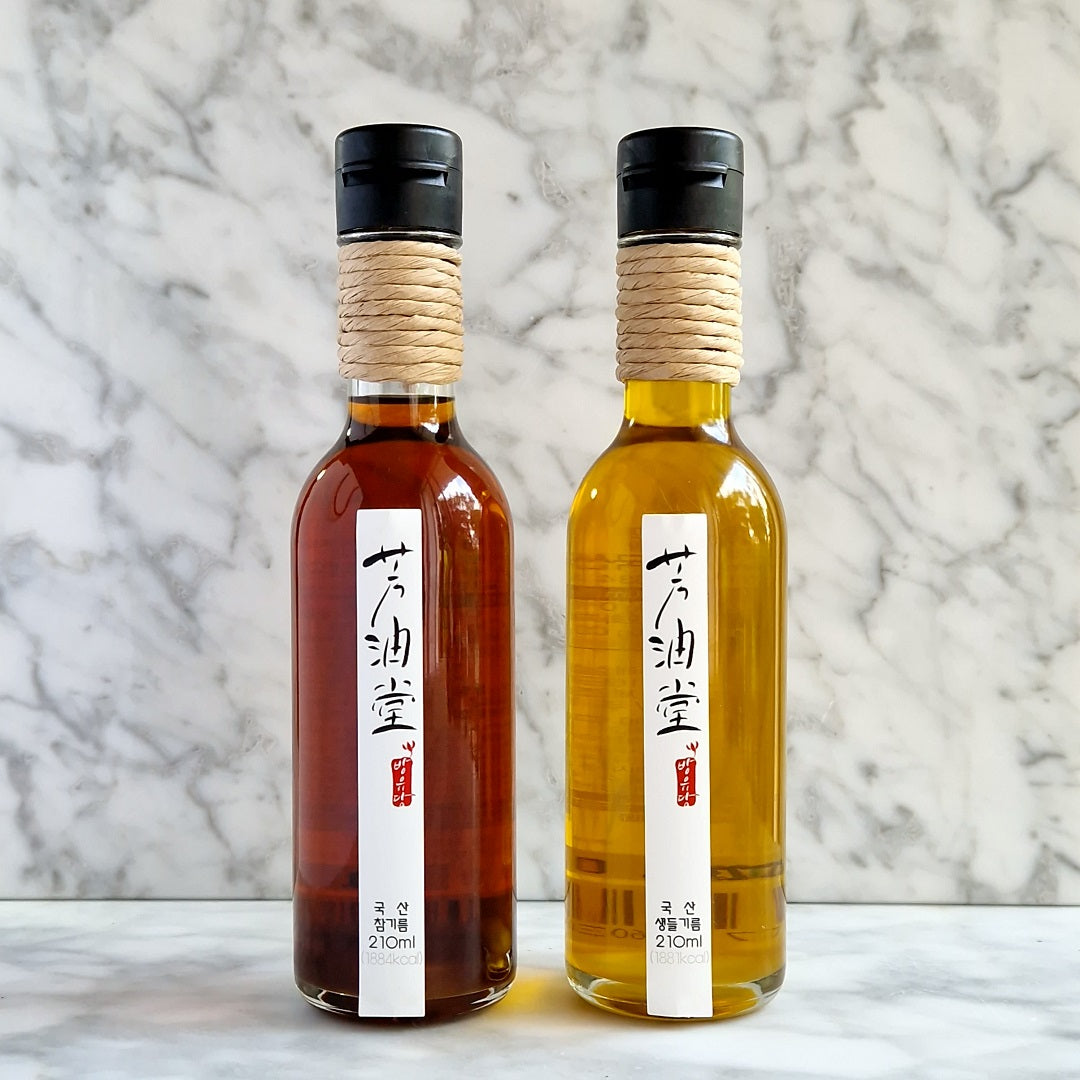 Duo de bouteilles d'huile bangyudang