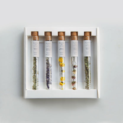 Visuel de 5 fleurs séchées pour infusions coréennes