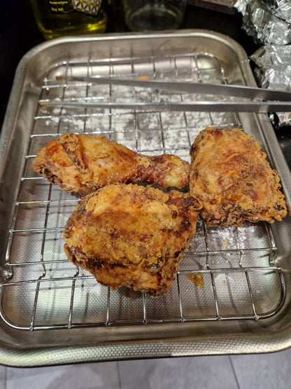 Poulet frit avant utilisation de la sauce