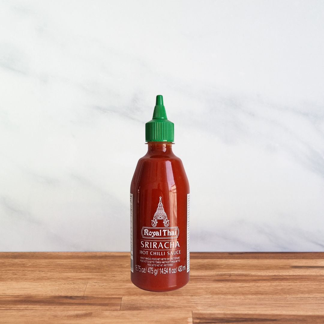 Sauce pimentée Sriracha Royal Thai 430ml bouteille thaïlandaise cuisine asiatique