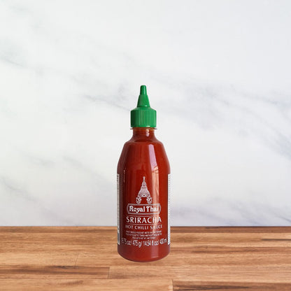 Sauce pimentée Sriracha Royal Thai 430ml bouteille thaïlandaise cuisine asiatique
