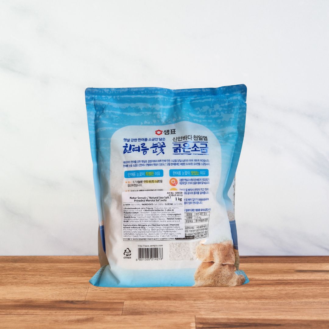 Grobes koreanisches Meersalz – Sempio – 1 kg