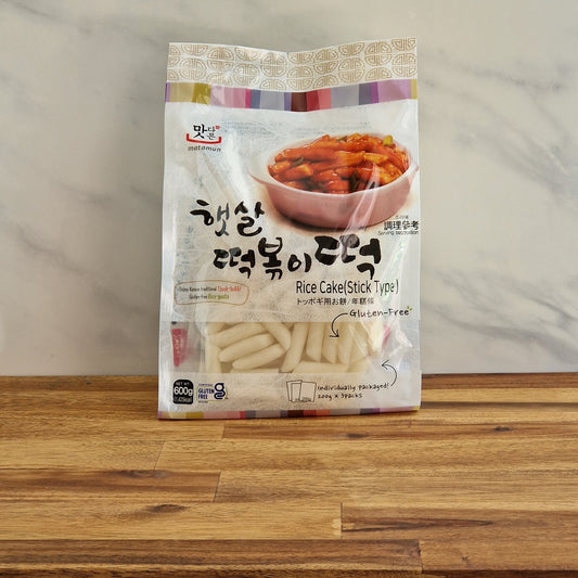 Sachet de Gateaux Tteok pour réaliser des Topokkis, gâteaux de riz gluant coréens