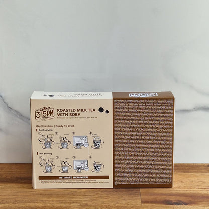 paquet pour 3 kits de bubble tea instantané aux perles de tapioca (photo de la recette du bubble tea)