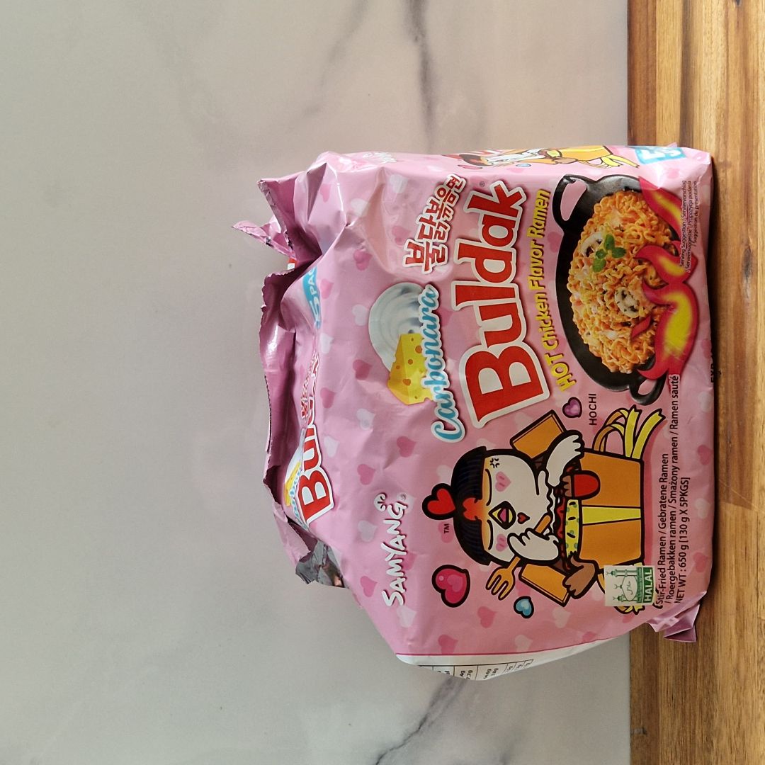 Pack de 5 ramen Buldak Carbonara