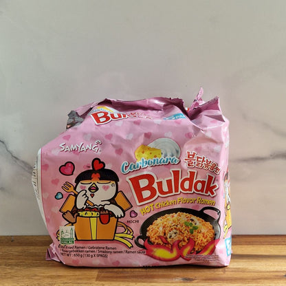 Pack de 5 ramen Buldak Carbonara
