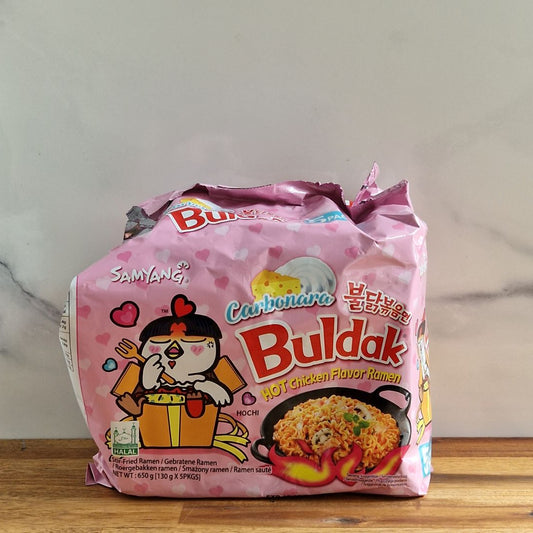 Pack de 5 ramen Buldak Carbonara