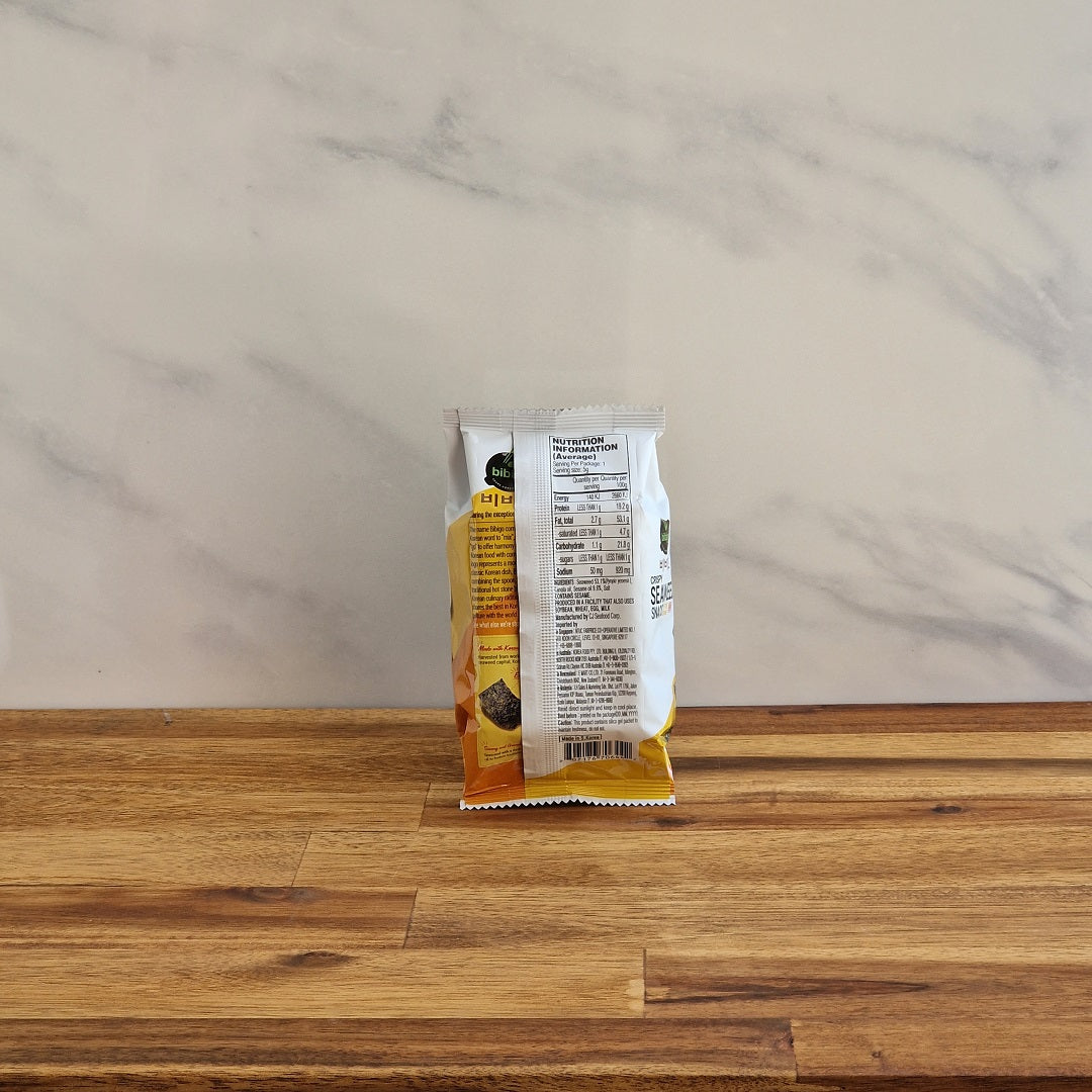 Sachet de chips d'algues parfumées au sésame