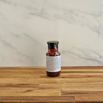 Petite bouteille de marinade bulgogi au gochujang (dos) pour réaliser le barbecue coréen