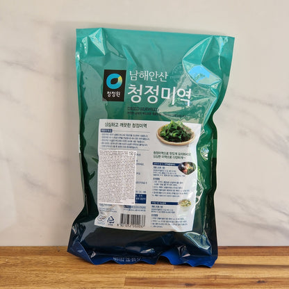 Le grand paquet d'algues séchées coréennes (dos)