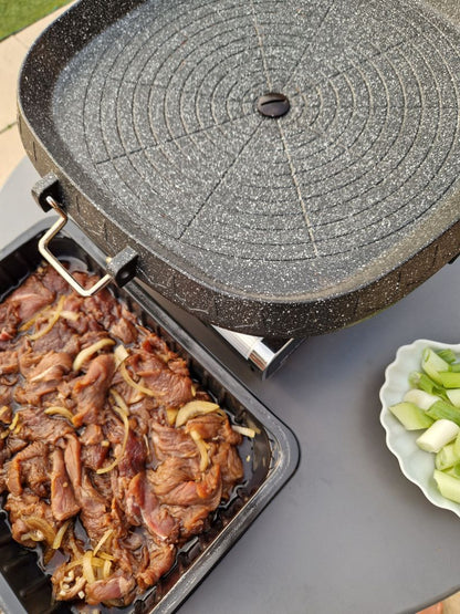 Plaque Barbecue Coréen 32 cm – Pour réchaud à gaz
