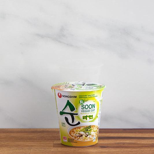pot de ramens nongshim au légumes