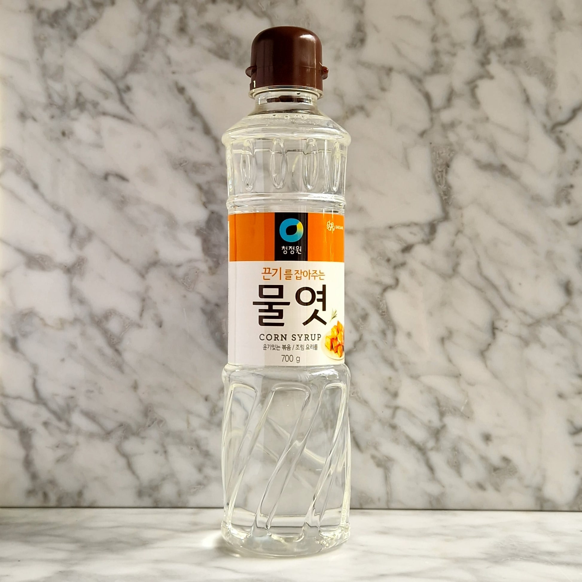 Bouteille de sirop de mais coréen