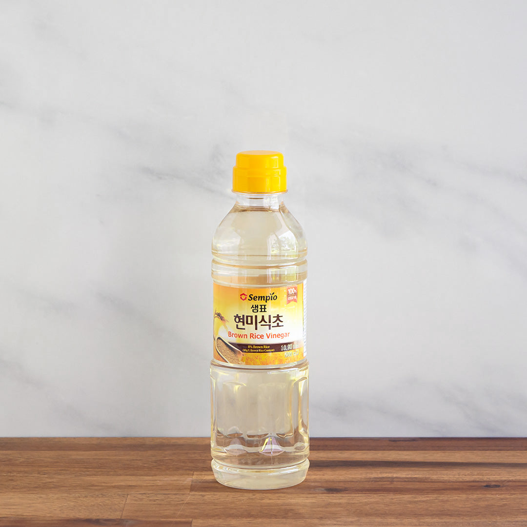 BOuteille de vinaigre de riz brun coréen